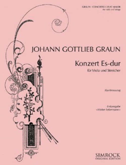 Graun J.G. - Konzert ES-dur - Alto & Piano