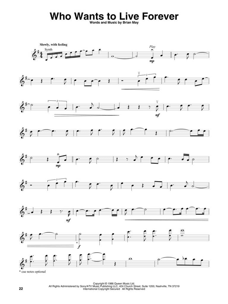 Livro de acompanhamento para violino Volume 68 - Queen