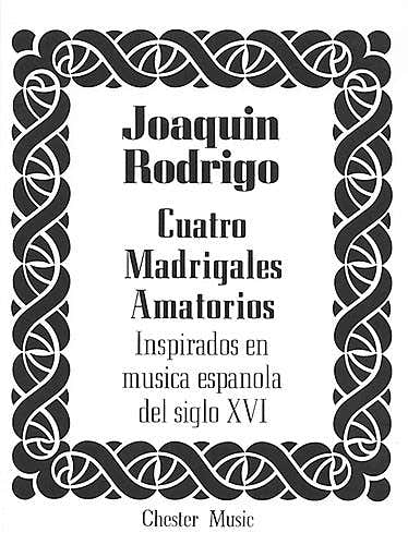 JOAQUIN RODRIGO - QUATRO MADRIGAIS AMOROSOS - Voz média
