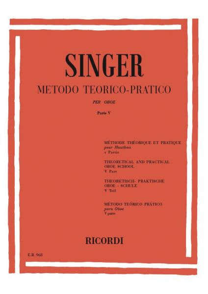 Singer S. - Metodo TEORICO-pratico - Parte V 20 Grandi Studi - Hautbois
