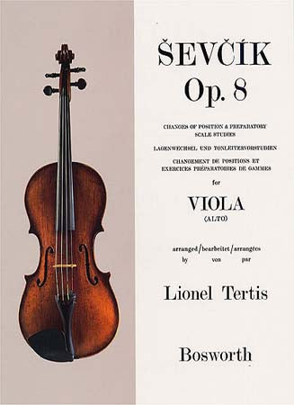 Bosworth SEVCIK - ETUDES OP.8 CHANGEMENT DE POSITION - ALTO