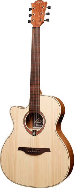 Lâg TL70ACE-NAT TRAMONTANE AUDITORIUM CANHOTA CUTAWAY ELETRO NATURAL