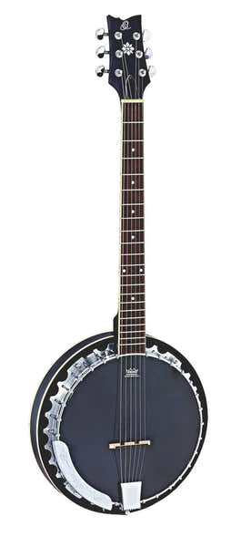 Ortega Banjo 6 Cordas Elétrico Preto