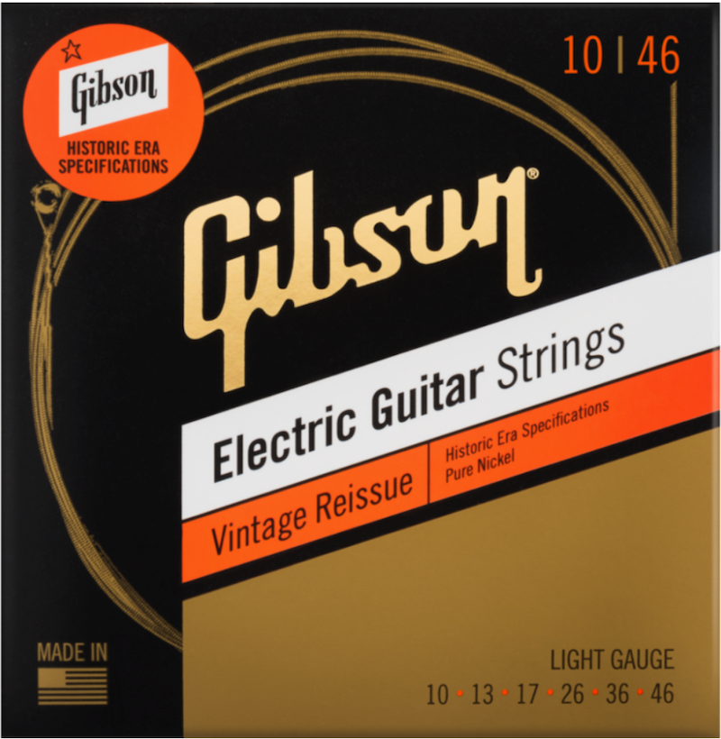Gibson Accessories FACTORY SPEC STRINGS VINTAGE REISSUE ELECTRIC GUITAR LIGHT