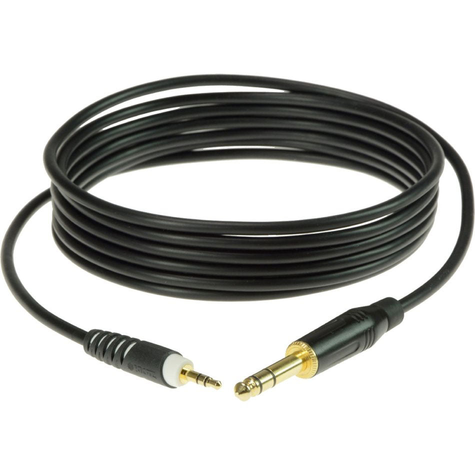 Klotz STEREO-CABLE BLACK 3M JACK 3P - MINI JACK 3P GOLD CONTACT