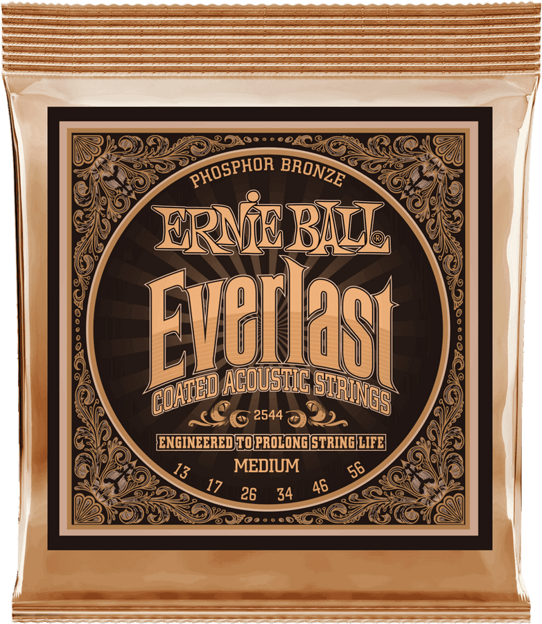EVERLAST COATED ACOUSTIC PHOSPHORE BRONZE MEDIUM 13-56 2544