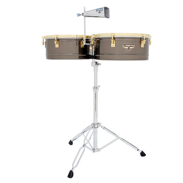 M257-BNG Timbales Matador 14"/15" Níquel Escovado/tom dourado