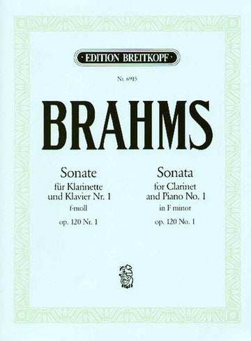 Brahms J. - Sonata Op. 120/1 em Fá menor - Clarinete piano