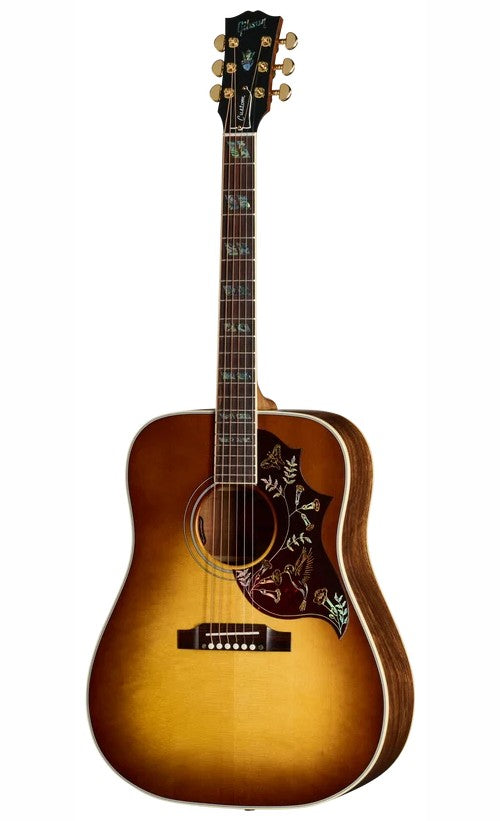 Hummingbird Elegante Koa Sunburst mel Moderno
