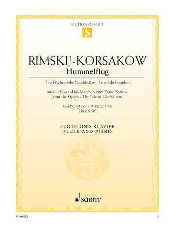 RIMSKY-KORSAKOV NIKOLAI - THE FLIGHT OF THE BUMBLE-BEE - FLUTE AND PIANO