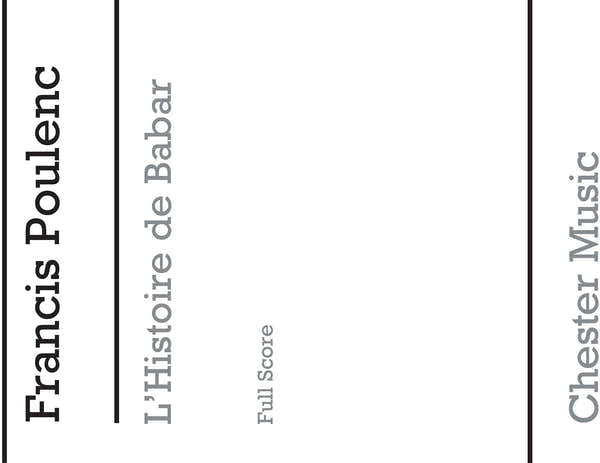 L'Histoire De Babar (Full Score)