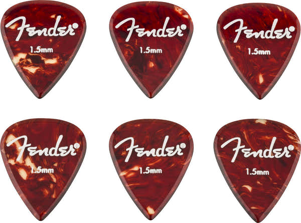 Fender Aero Palhetas de acrílico 6 unidades 1.5mm