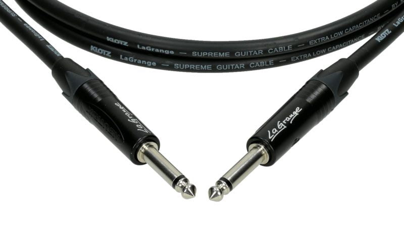 LA-grange Cabo de Instrumento Preto 6M Jack Mono - Jack Mono