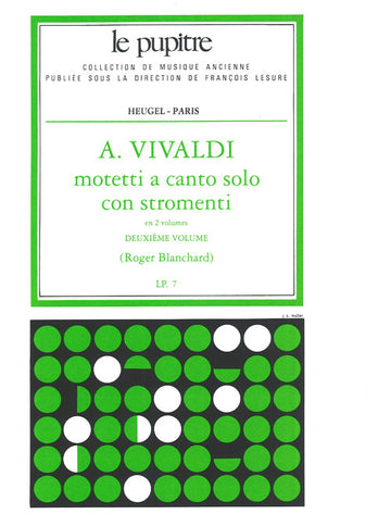 Mottetti A Canto Solo Con Stromenti Vol. 2