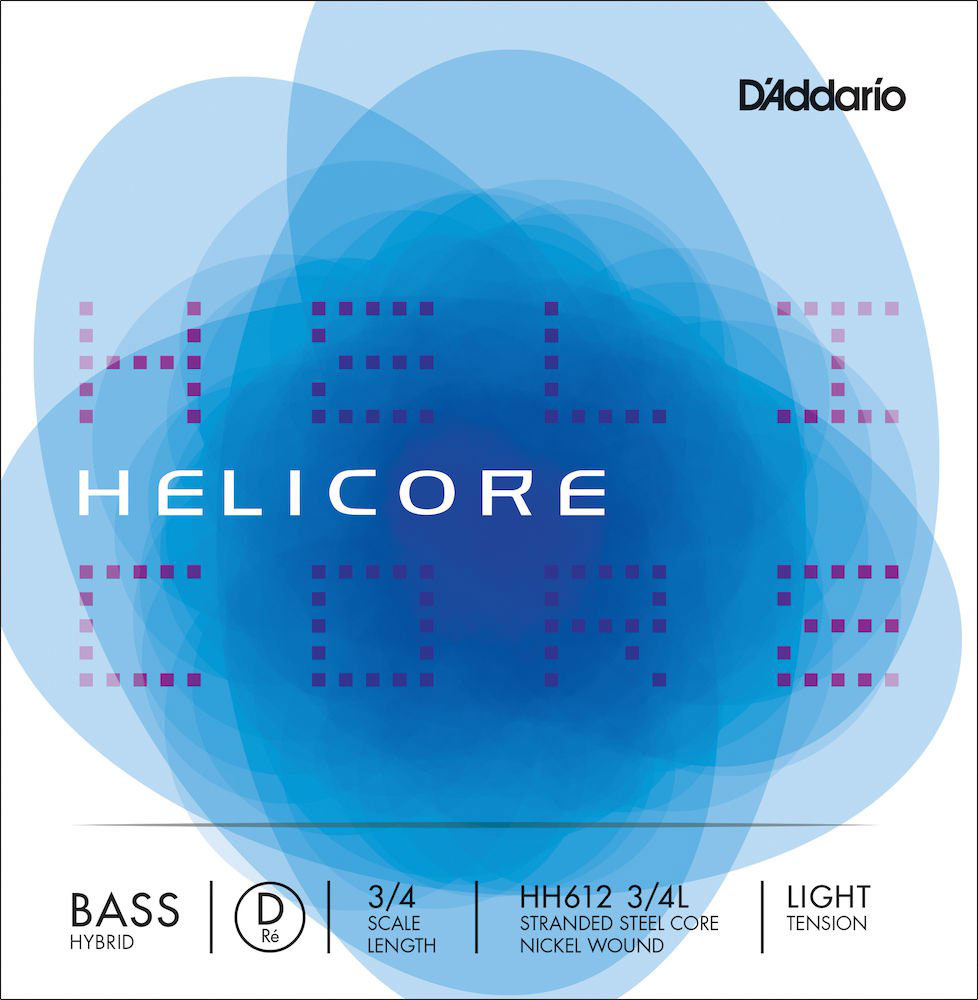 D'ADDARIO STRING ONLY (RE) FOR HELICORE HYBRID DOUBLE BASS 3/4 HANDLE LIGHT VOLTAGE