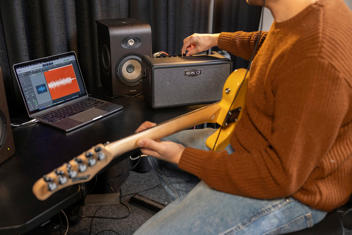 BAIO Amp 25 - ampli compacto com modelações + efeitos + bateria + Bluetooth