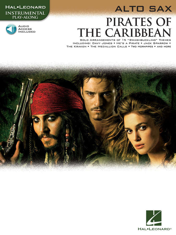 KLAUS BADELT PIRATES OF THE CARIBBEAN + AUDIO TRACKS - ALTO SAXOPHONE