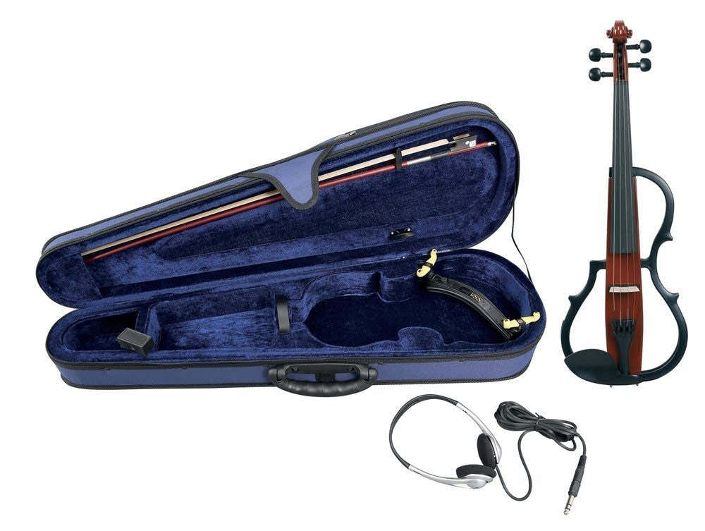 Violino Elétrico 4/4 - Castanho Avermelhado - Recondicionado
