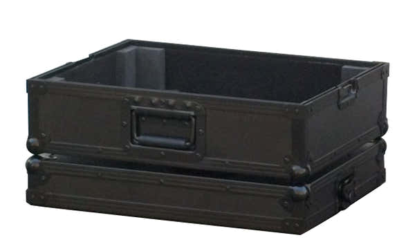 POWER ACOUSTICS SONORISATION Flight case preto para gira-discos