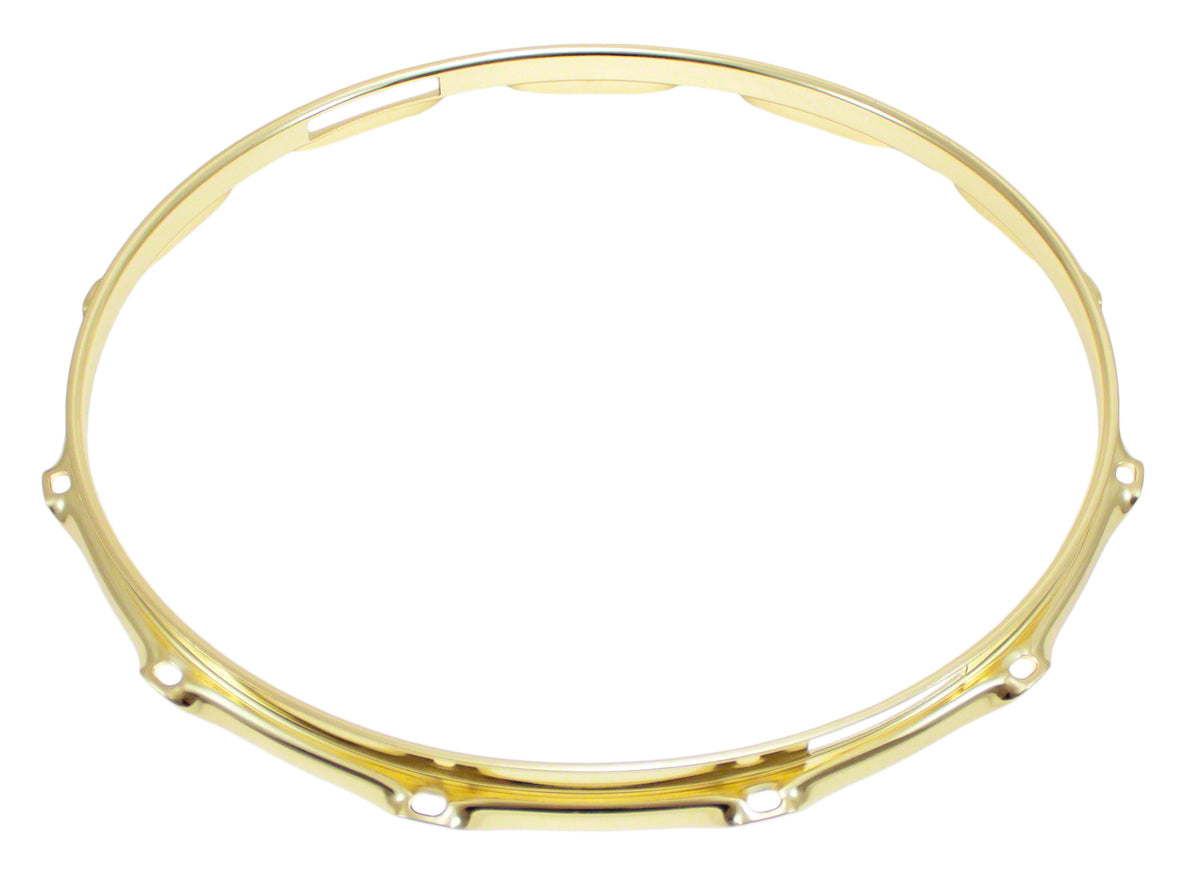 Aro 14" 12 Tirantes Lado da caixa Dourado Super Triple Flange 2.3mm