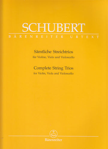Schubert F. - Samtliche Streichtrios