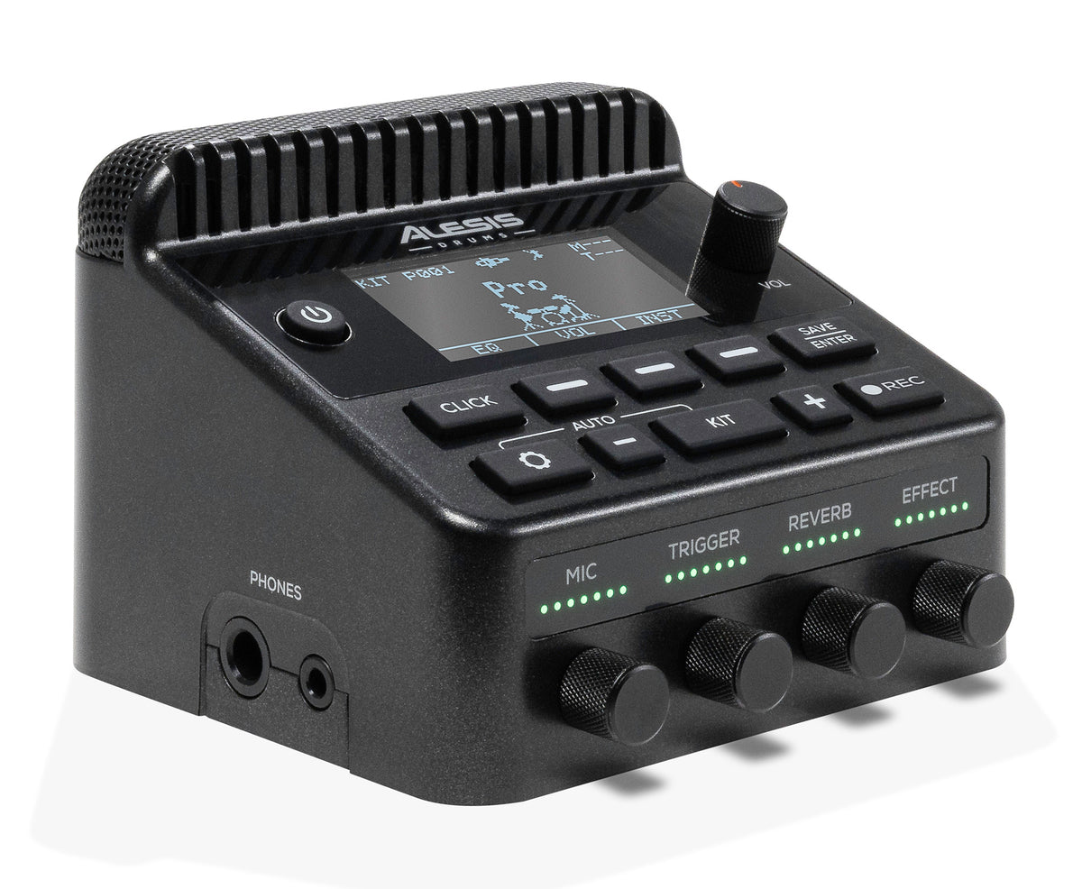 Módulo de gravação e streaming tudo-em-um para bateria acústica, USB-C