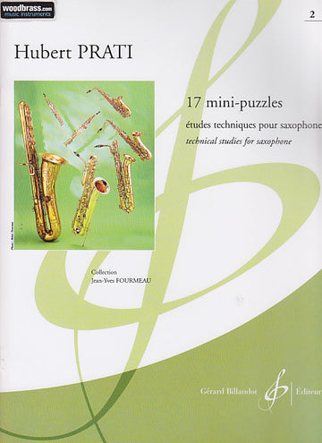 17 Mini-Puzzles para Saxofone - Prati