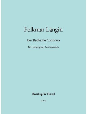 Längin - Der Bachsche Continuo - Violoncelle