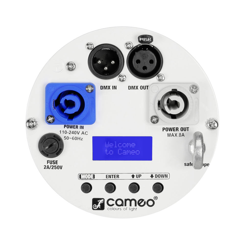 Studio PAR 64 CAN RGBWA + UV 12 W WH - Projetor PAR LED RGBWA + UV 12 W 12 W Caixa Branca