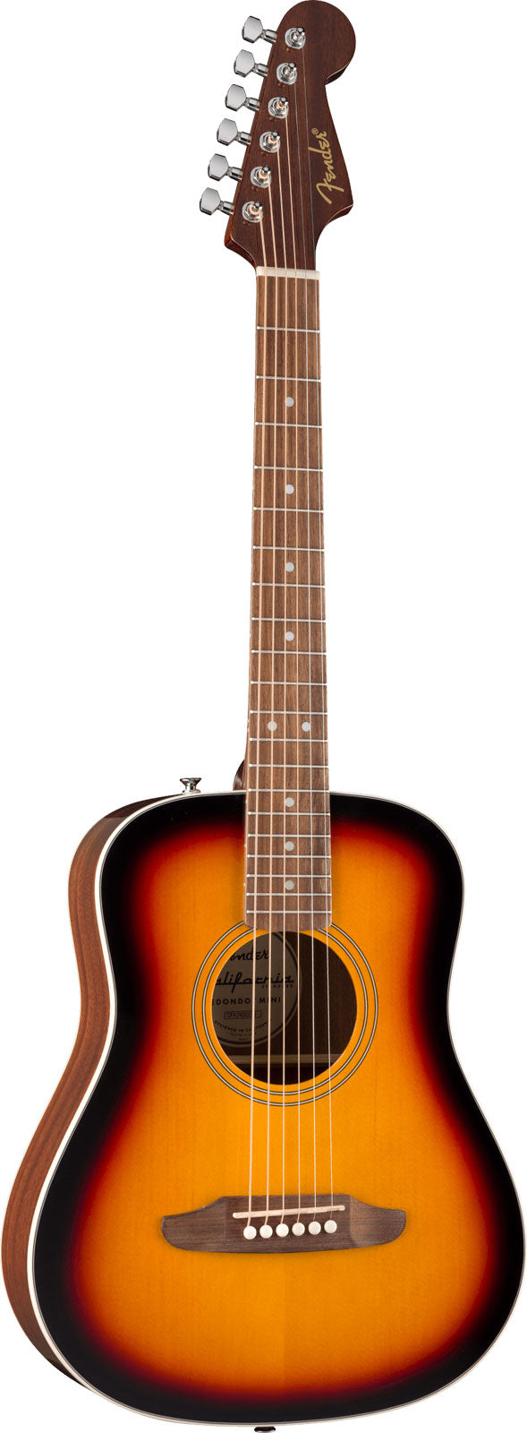 California Standard Redondo Mini com bolsa Tampo em abeto Sunburst de 3 cores