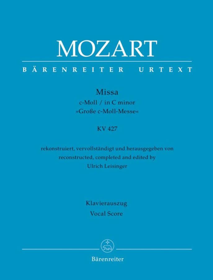 Mozart W.a. - Mass In C Minor KV 427 - Vocal Score