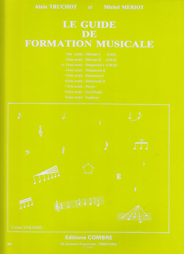 Guia de formação musical Vol.3 - Truchot, Meriot