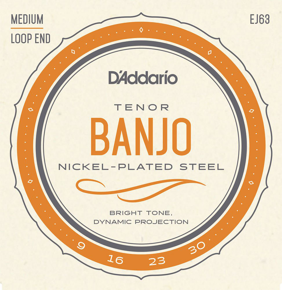 EJ63 Tenor Banjo Cordas Níquel 9-30