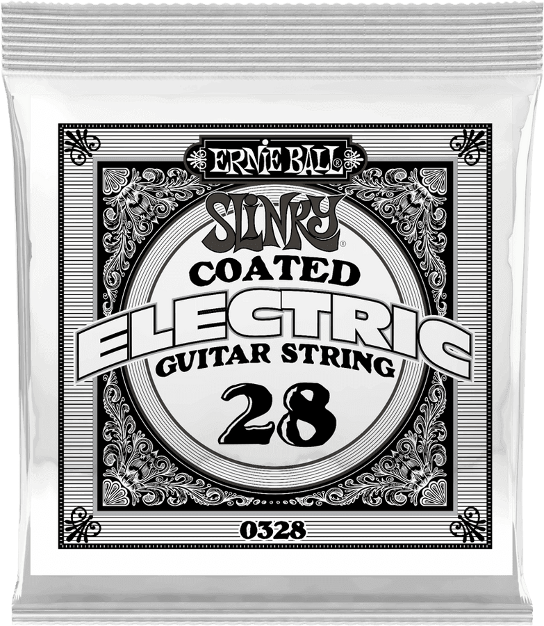 .028 SLINKY COATED NICKEL WOUND ELECTRIC GUITAR STRINGS