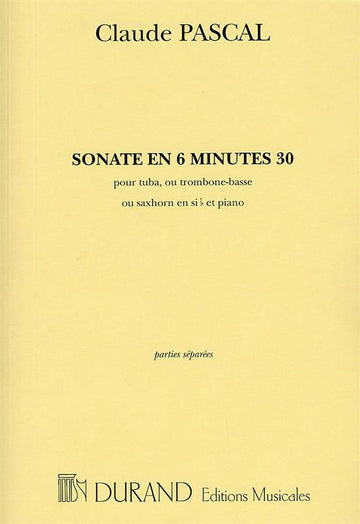 PASCAL C. - Sonata em 6 minutos 30 - Tuba e piano