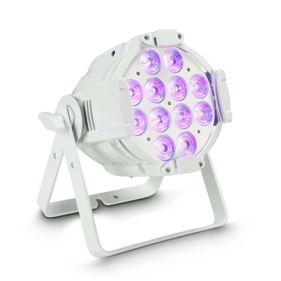 Studio PAR 64 CAN RGBWA + UV 12 W WH - Projetor PAR LED RGBWA + UV 12 W 12 W Caixa Branca