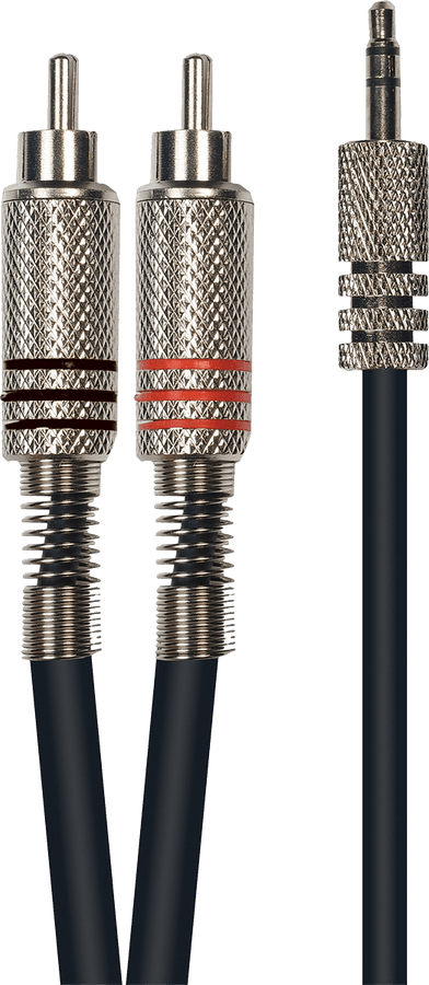 Cabo 1 Jack Estéreo 3,5 mm 2 RCA 3 m