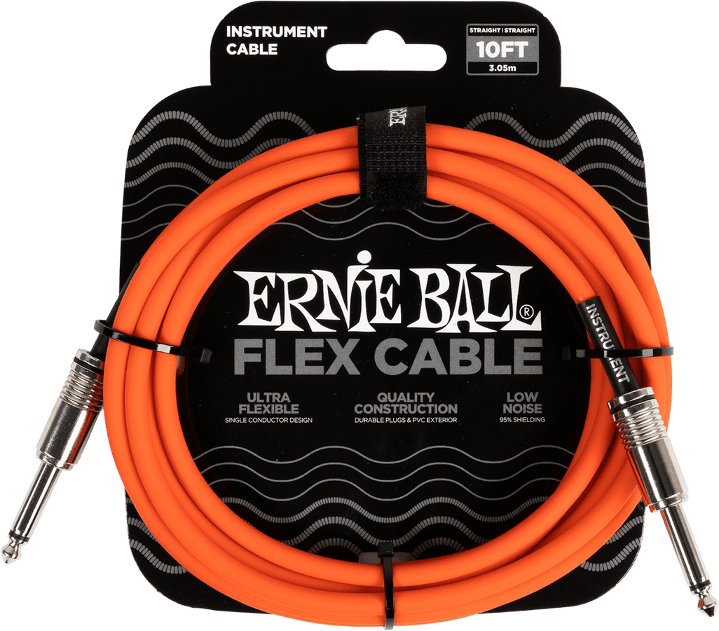 Cabos de Instrumento Flex Jack/jack 3M Laranja
