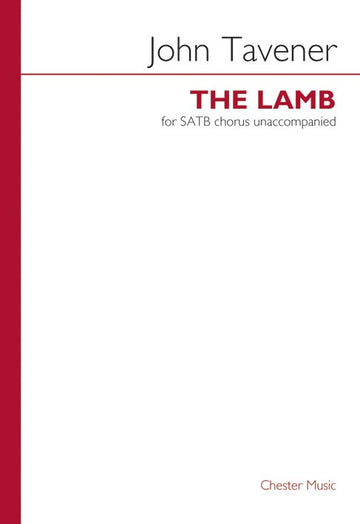 WILLIAM BLAKE - THE LAMB- SATB-WILLIAM BLAKE - SATB
