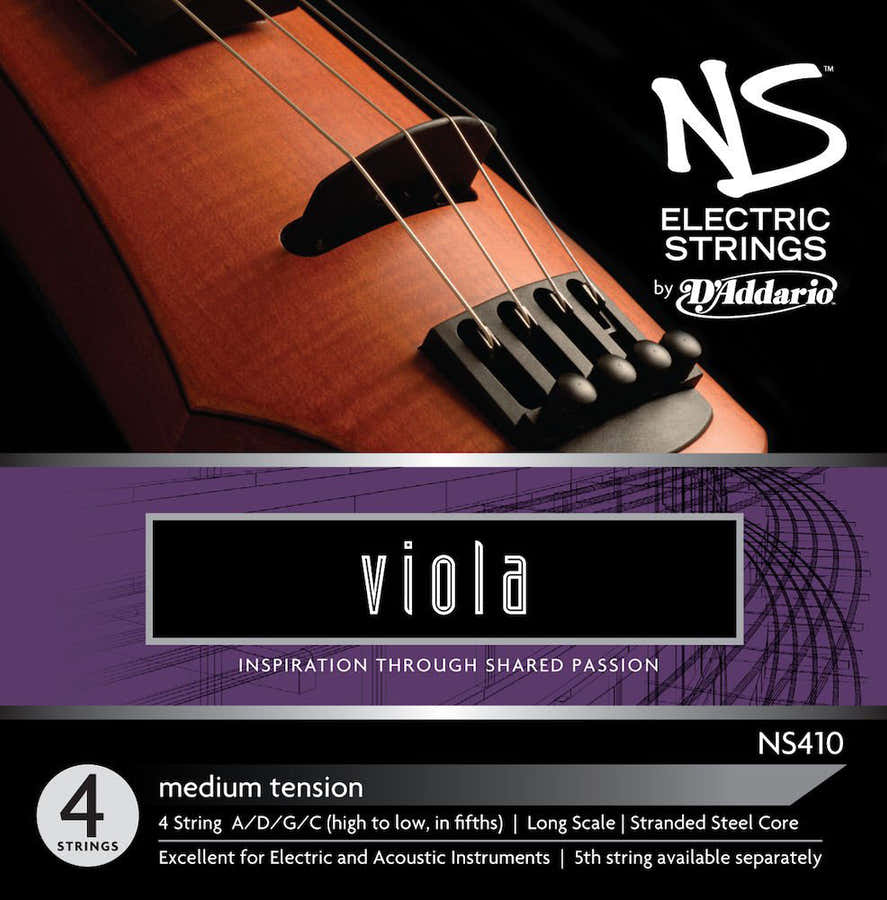 SET OF STRINGS FOR VIOLA NS ELECTRIC "LONG SCALE" MEDIUM TENSION
