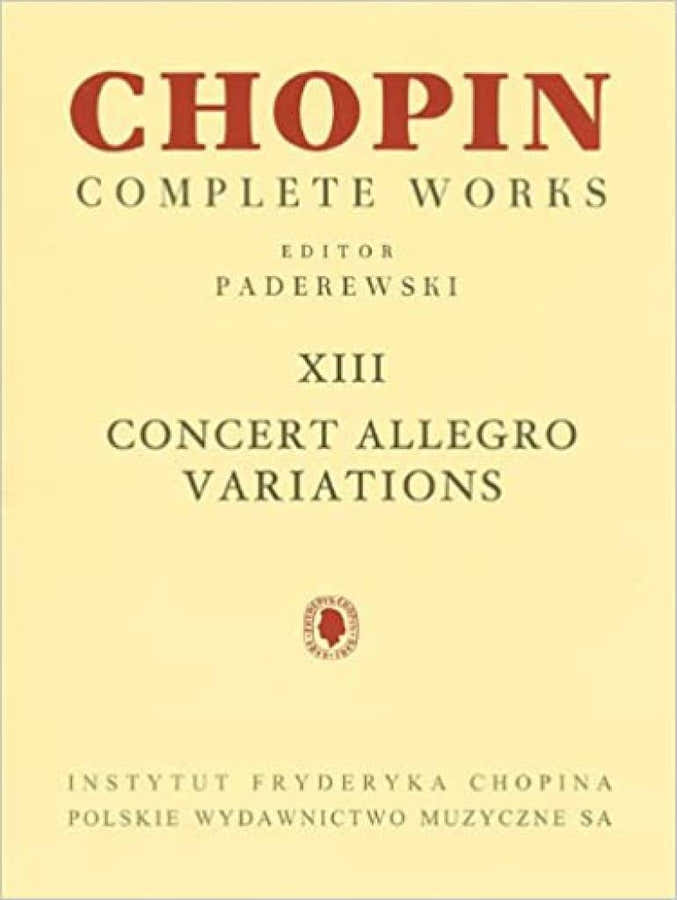 Chopin F. - Obras completas Vol.13 - Allegro de concerto, Variações