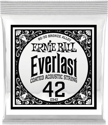 .042 EVERLAST COATED 80/20 BRONZE ACOUSTIC GUITAR STRINGS