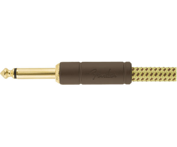 DELUXE INSTRUMENT CABLE STRAIGHT/ANGLE 25' TWEED