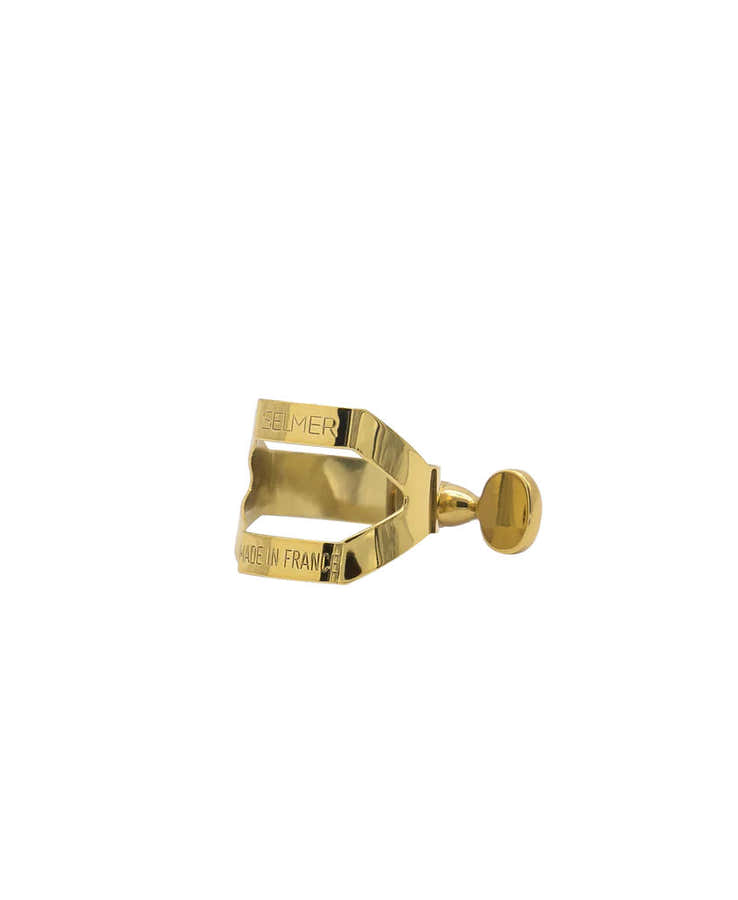 Abraçadeira Sax Soprano Envernizada (Bocal de Ebonite)