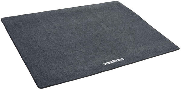 Tapete de Bateria 200 x 160 cm Cinzento Escuro