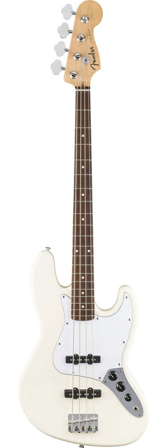 Jazz Bass standard LRL escudo branco Olympic White