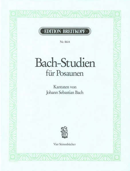 BACH-studien Fur Posaune - Trombone