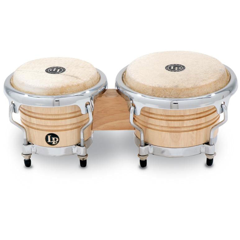 Latin Percussion LPM199-AW BONGOS MINI TUNABLE NATURAL
