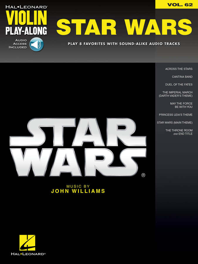 Williams John - Star Wars - Hal Leonard Violin Play Along - Violon
