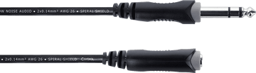 STEREO AUDIO CABLE JACK MALE / FEMALE 10 M